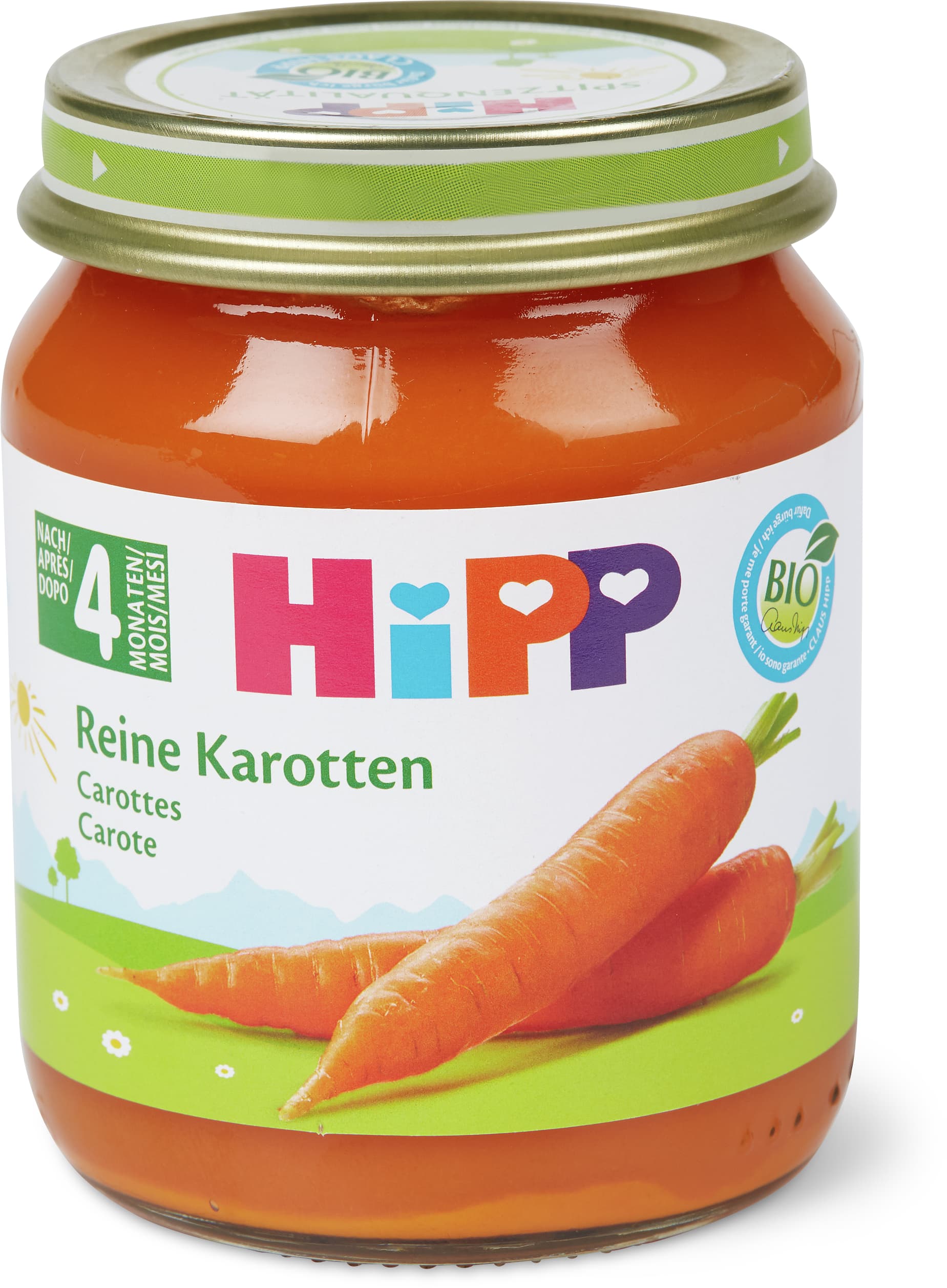 Hipp Mouliné de carottes 125g